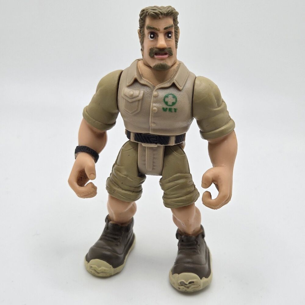 Vintage Playskool‎ Rainforest Café Vet Safari Zookeeper Figure